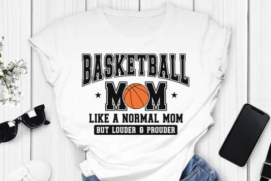 Loud & Proud Basketball Mom T-Shirt