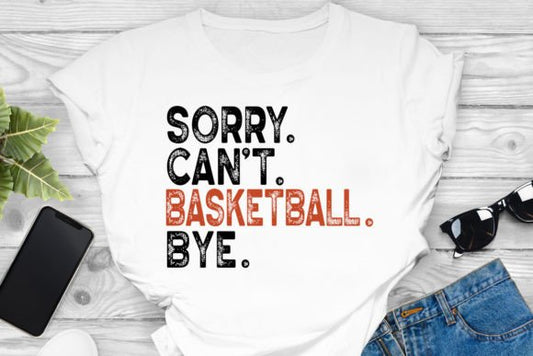 Basketball  Mom "Apology" T-Shirt